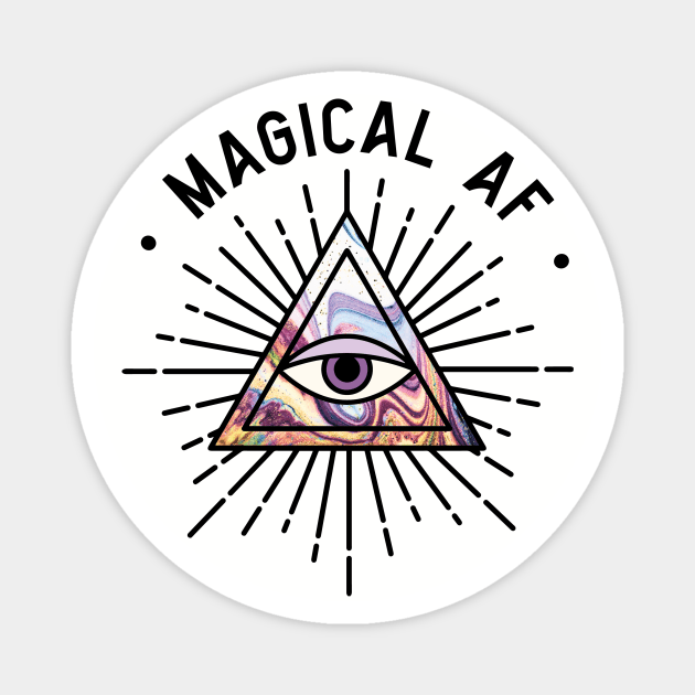 Magical AF Magnet by Perpetual Brunch